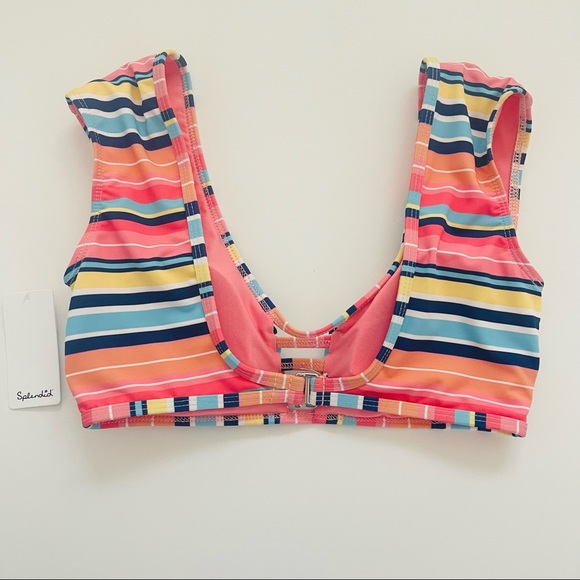 Splendid Juicy Fruit Bralette Swimsuit Bikini Top - Picture 5 of 7